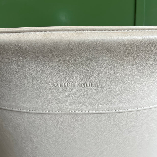 Walter Knoll - FK Schalensessel - Leder hell - Preben Fabricius & Jørgen Kastholm - gebrauchte Designermöbel