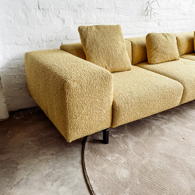 Kartell - Sofa Largo - Curly Acid Yellow - Piero Lissoni - NEU