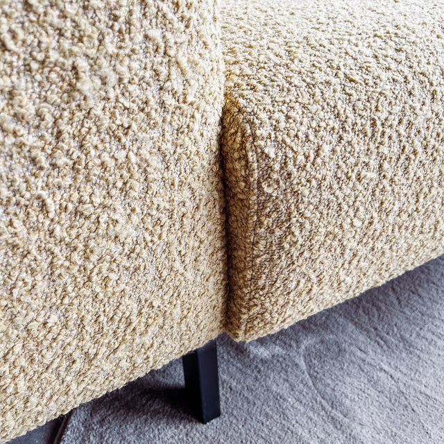 Kartell - Sofa Largo - Curly Acid Yellow - Piero Lissoni - NEU