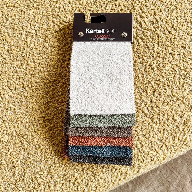 Kartell - Sofa Largo - Curly Acid Yellow - Piero Lissoni - NEU