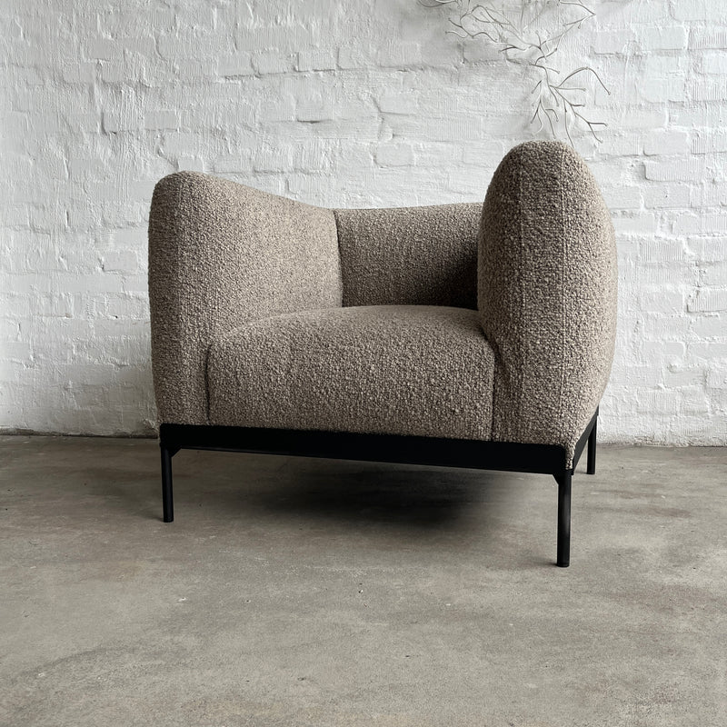 Kartell Sessel Asia Armchair - Bouclé beige - Piero Lissoni - NEU