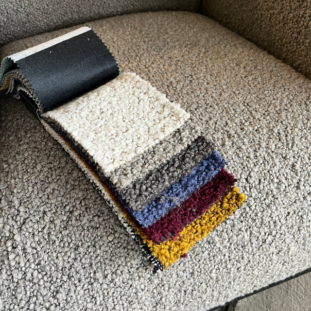 Kartell - Sessel Asia Armchair - Bouclé beige - Piero Lissoni - NEU