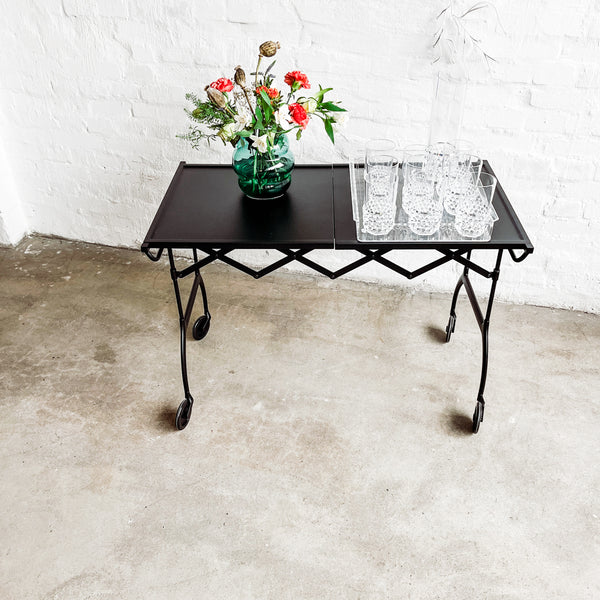 Kartell - Servierwagen/ Tisch Battista - schwarz - Antonio Citterio mit Oliver Löw - NEU