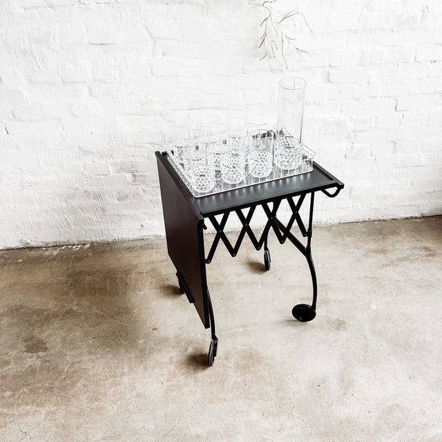 Kartell - Servierwagen/ Tisch Battista - schwarz - Antonio Citterio mit Oliver Löw - NEU