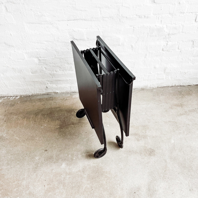 Kartell - Servierwagen/ Tisch Battista - schwarz - Antonio Citterio mit Oliver Löw - NEU
