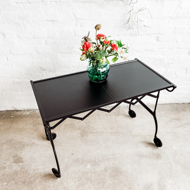 Kartell - Servierwagen/ Tisch Battista - schwarz - Antonio Citterio mit Oliver Löw - NEU