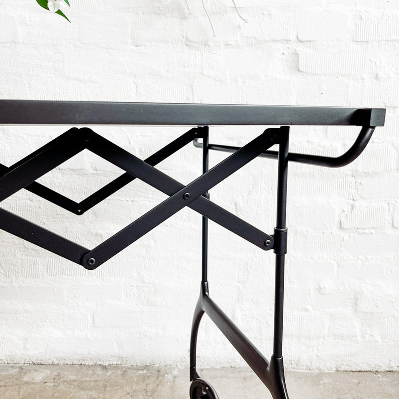 Kartell - Servierwagen/ Tisch Battista - schwarz - Antonio Citterio mit Oliver Löw - NEU