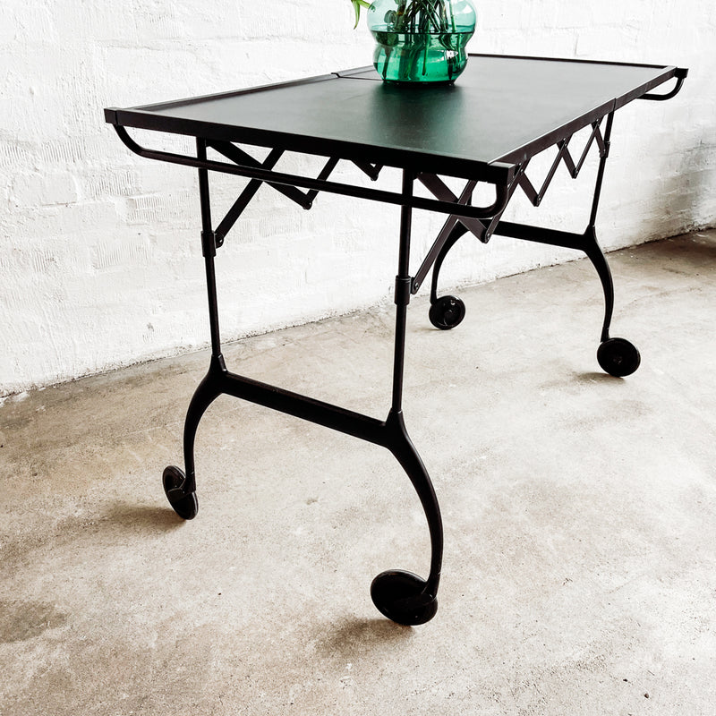 Kartell - Servierwagen/ Tisch Battista - schwarz - Antonio Citterio mit Oliver Löw - NEU