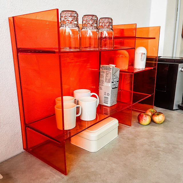 Kartell - Regal Sound-Rack - Mandarine Orange - Ludovica + Roberto Palomba - NEU