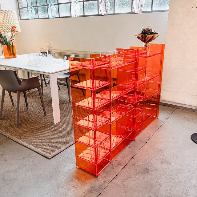 Kartell - Regal Sound-Rack - Mandarine Orange - Ludovica + Roberto Palomba - NEU