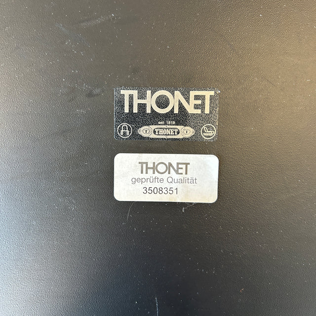 Thonet - Freischwinger - Konferenzstuhl- Leder braun/Netzgewebe - TOP Zustand!