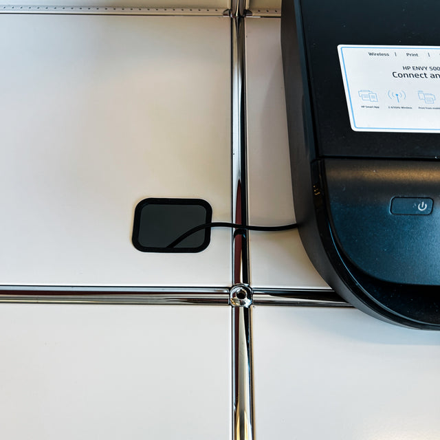 USM Haller - Theke - Arbeitsplatz - Anthrazitgrau/Weiß/Rot - TOP Zustand!