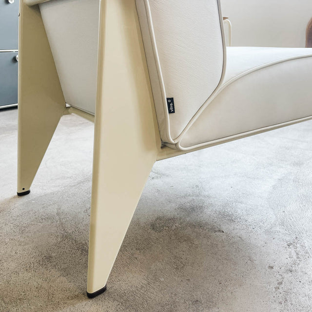 Vitra Sessel Fauteuil de Salon - Leder Weiß - gebrauchter TOP Zustand