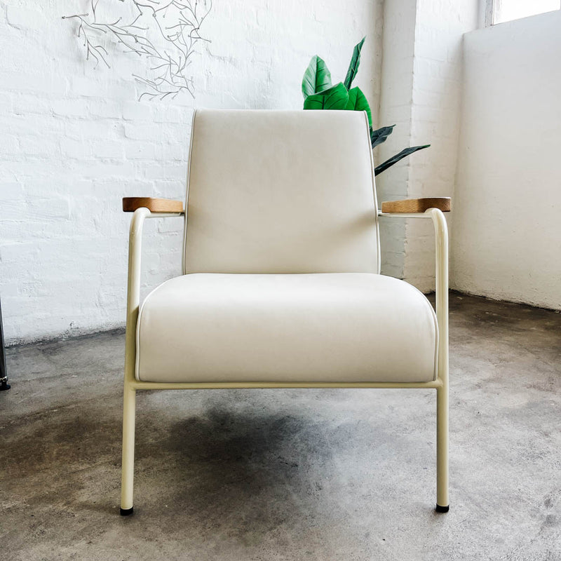 Vitra - Fauteuil de Salon - Sessel - Weiß - Leder - TOP Zustand