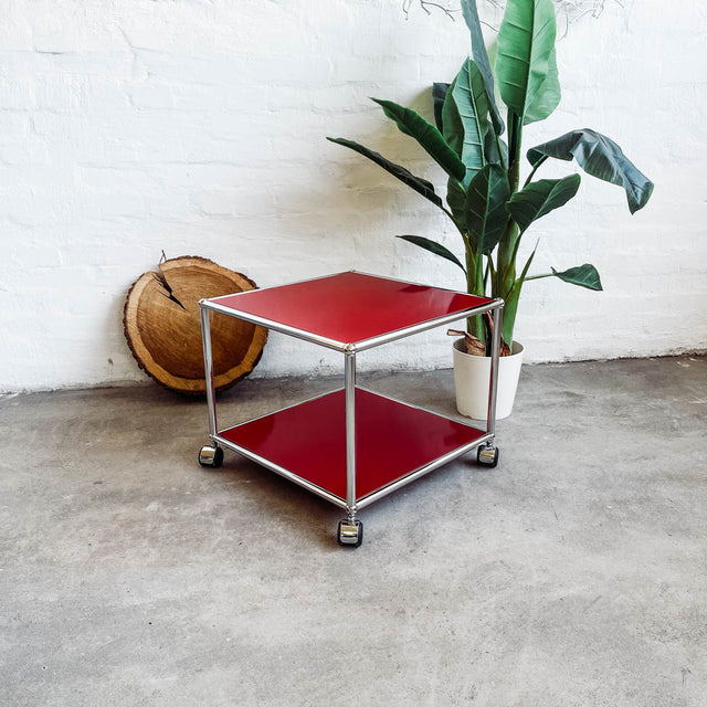 USM Haller Beistelltisch - 50 x 50 cm - verschiedene Ausführungen - gebrauchte TOP Qualität