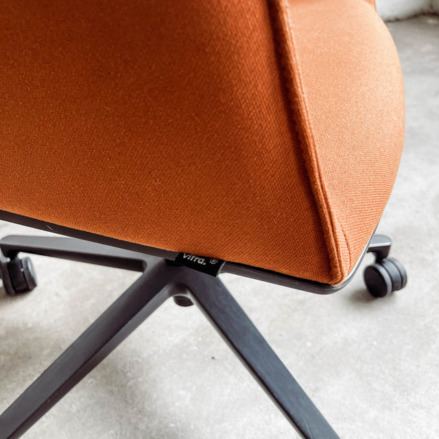 Vitra Bürodrehstuhl Softshell Chair - Stoff cognac - gebrauchter TOP Zustand!