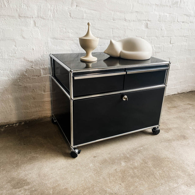 USM Haller - Doppelcontainer - schwarz - gebrauchter TOP Zustand