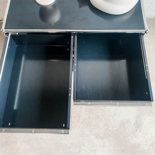 USM Haller - Doppelcontainer - schwarz - gebrauchter TOP Zustand