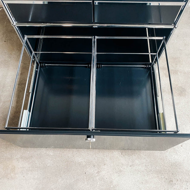 USM Haller - Doppelcontainer - schwarz - gebrauchter TOP Zustand