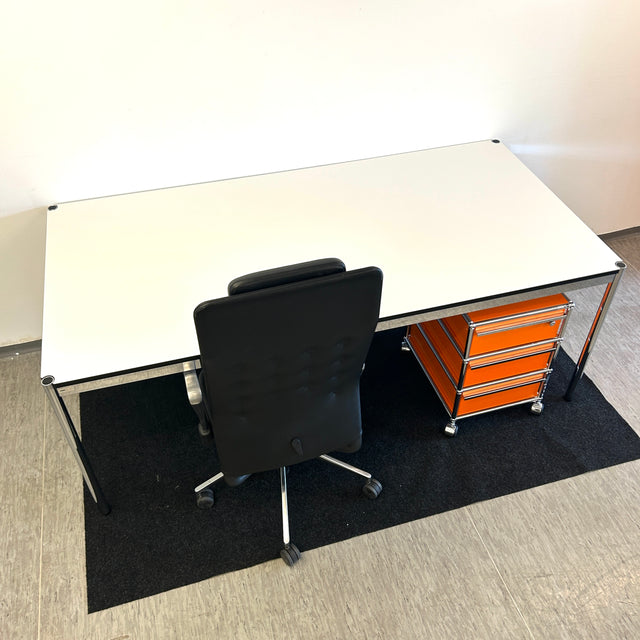USM Haller Tisch - Ess-/Konferenztisch - Perlgrau - 200 x 100 cm - gebrauchte TOP Qualität