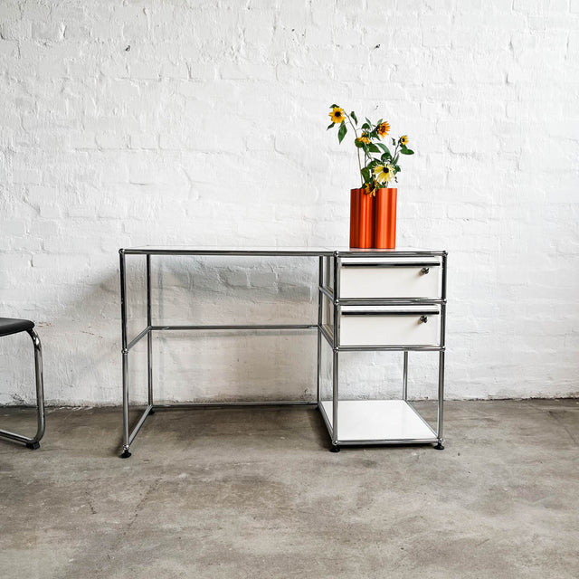 USM Haller Sekretär/Schreibtisch - weiß - gebrauchter TOP Zustand