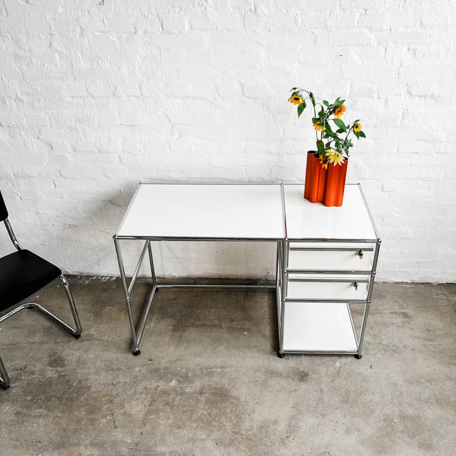 USM Haller Sekretär/Schreibtisch - weiß - gebrauchter TOP Zustand