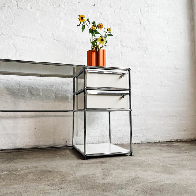 USM Haller Sekretär/Schreibtisch - weiß - gebrauchter TOP Zustand