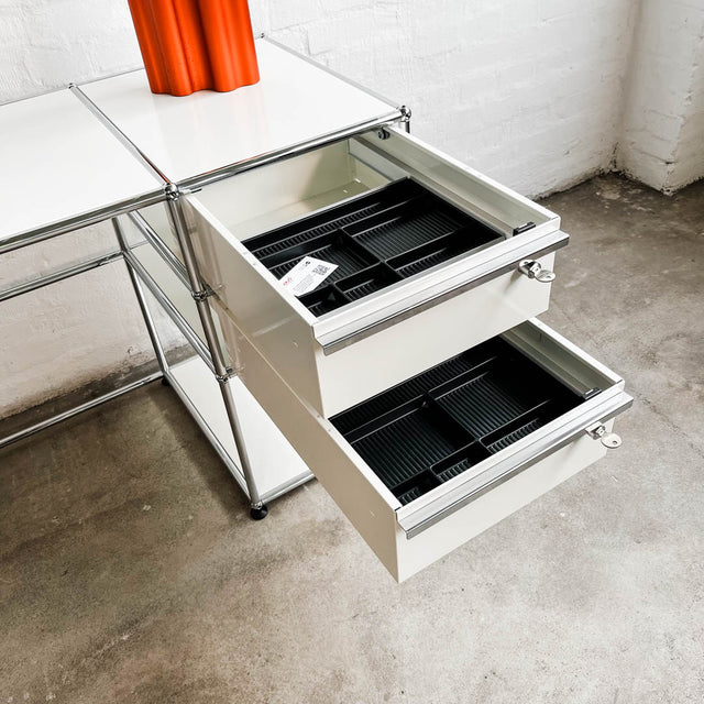 USM Haller Sekretär/Schreibtisch - weiß - gebrauchter TOP Zustand