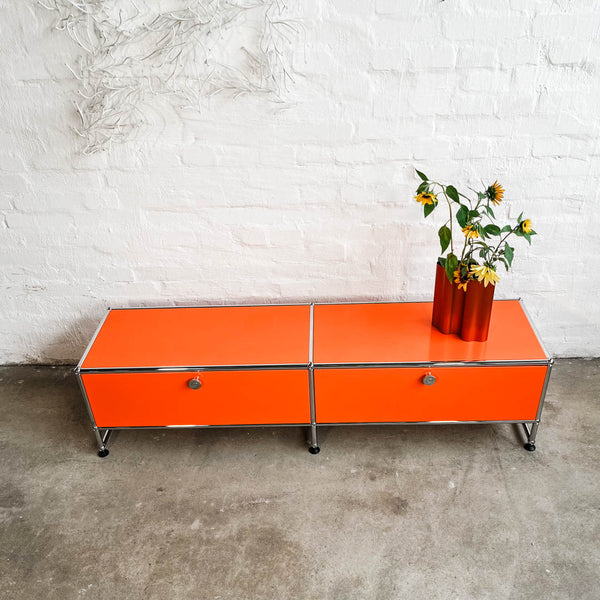 USM Haller - TV/Hifi Lowboard - orange - Top Zustand