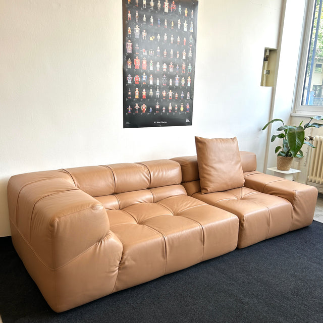 B&B Italia - Tufty Time - Sofa - Leder Beige/Cognac - TOP Zustand!