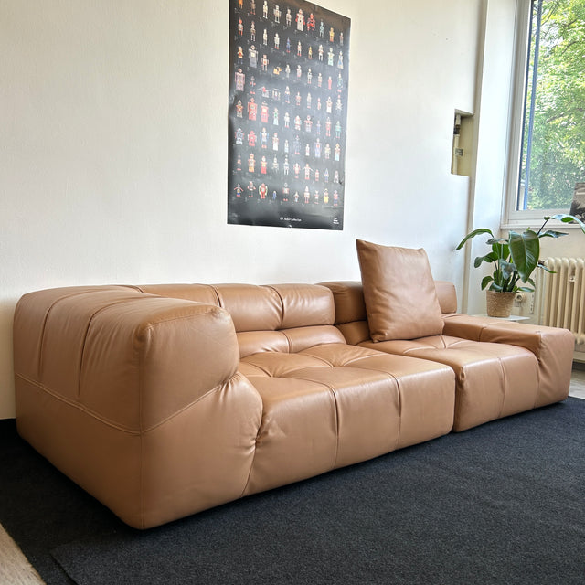 B&B Italia - Tufty Time - Sofa - Leder Beige/Cognac - TOP Zustand!