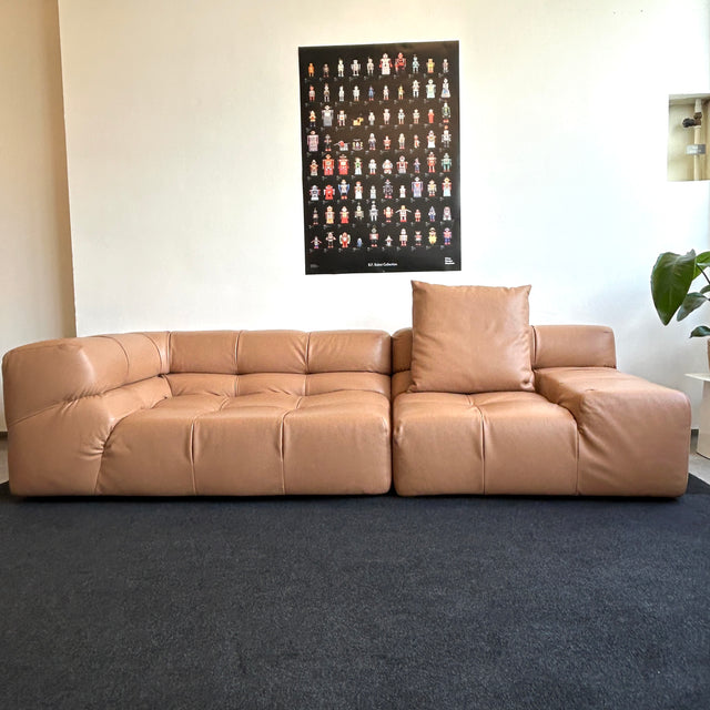B&B Italia - Tufty Time - Sofa - Leder Beige/Cognac - TOP Zustand!