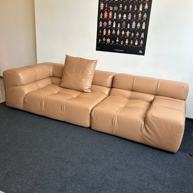 B&B Italia - Tufty Time - Sofa - Leder Beige/Cognac - TOP Zustand!