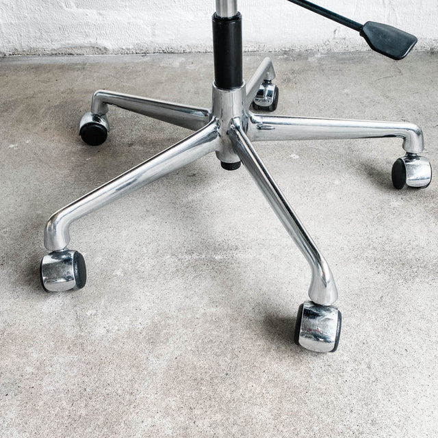 Vitra - EA 219 Soft Pad - Leder schwarz - Vintage Zustand