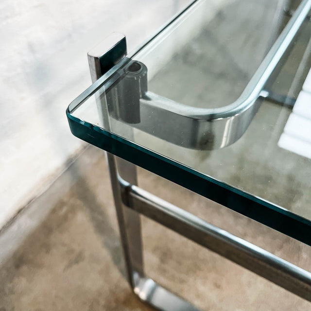 Walter Knoll - Fabricius Side Table - Glas/Mattchrom