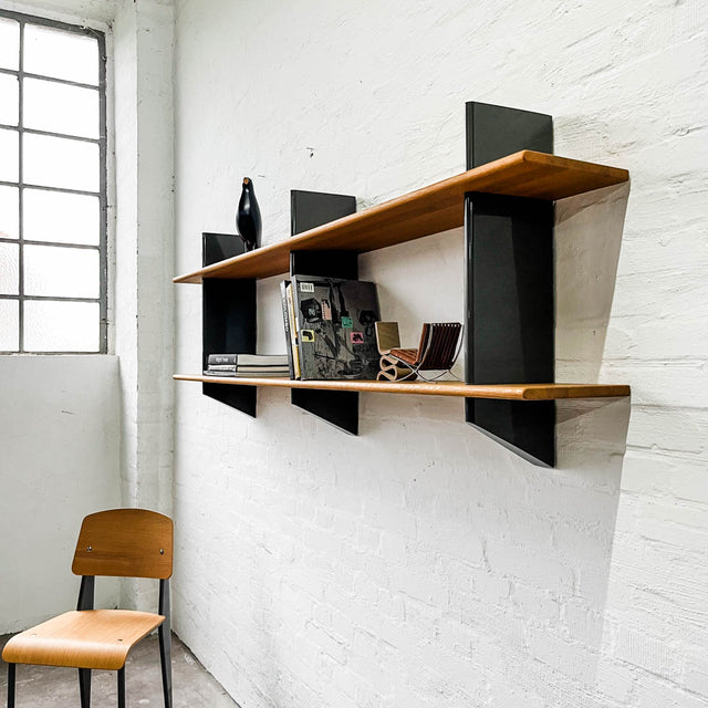 Vitra - Rayonnage Mural Raw Edition - Eiche/dunkelgrau