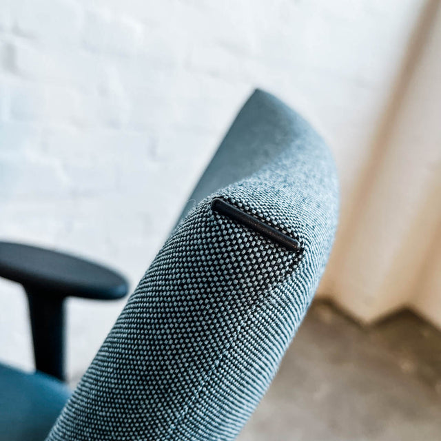 Vitra ID Soft Bürodrehstuhl - eisblau/schwarz - Antonio Citterio - gebrauchte TOP Qualität