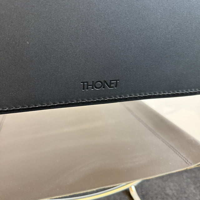 Thonet Freischwinger S 34 - Kernleder schwarz - Marcel Breuer - TOP Zustand