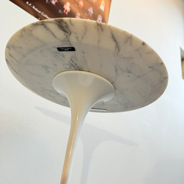 Knoll International - Saarinen Tulip Beistelltisch - Marmor weiß - TOP Zustand