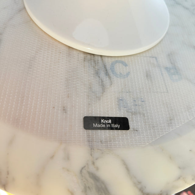 Knoll International - Saarinen Tulip Beistelltisch - Marmor weiß - TOP Zustand