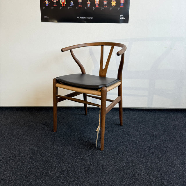 Carl Hansen & Søn - 4er Set CH24 Wishbone Chair - Inkl. Lederauflage - Neuwertig!