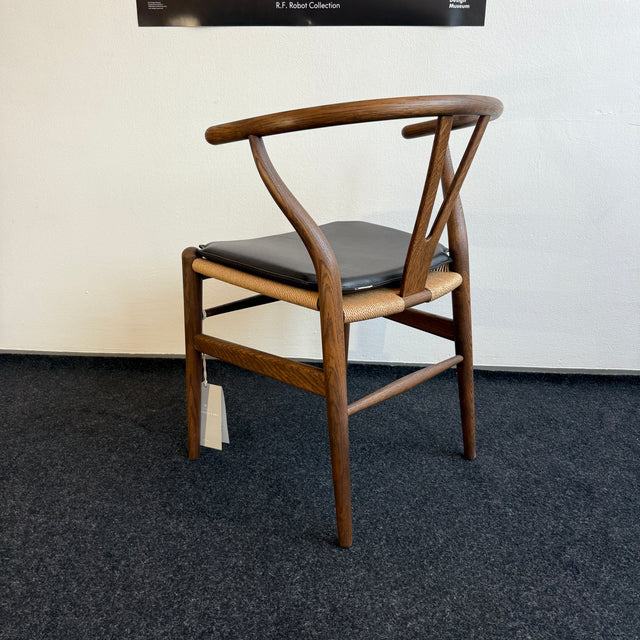 Carl Hansen & Søn - 4er Set CH24 Wishbone Chair - Inkl. Lederauflage - Neuwertig!