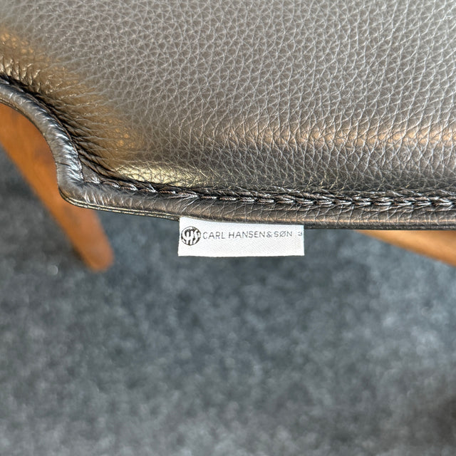 Carl Hansen & Søn - 4er Set CH24 Wishbone Chair - Inkl. Lederauflage - Neuwertig!