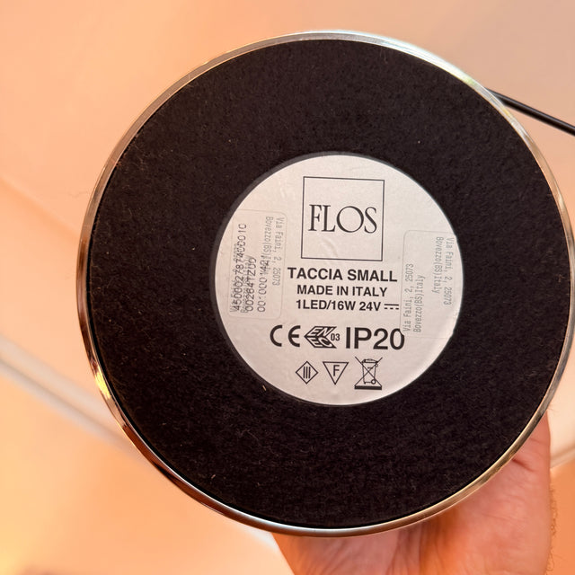 FLOS Taccia Small LED -  Tischlampe - Glas/Schwarz - Neuwertig!