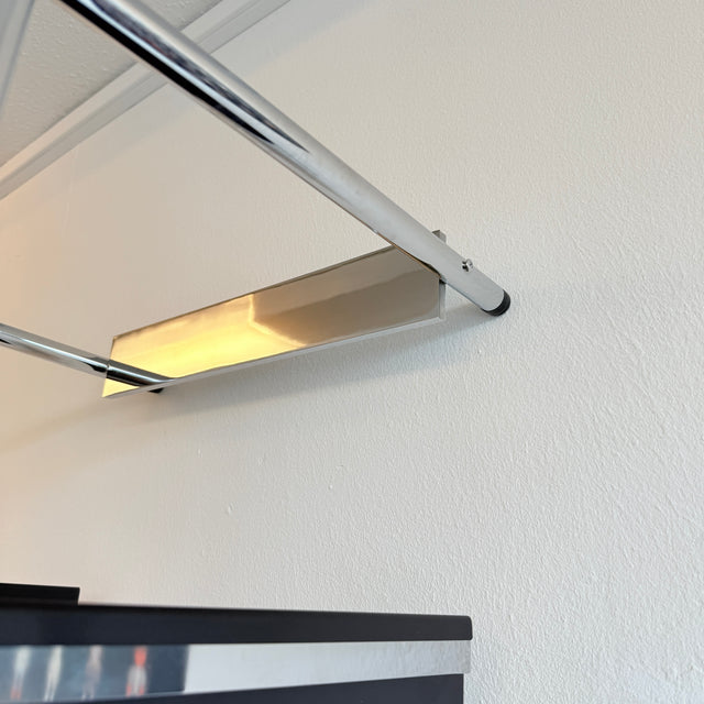 MOX Pool 220 - Anlehnregal - 6 Böden - Schwarz/Chrom - Neuwertig!