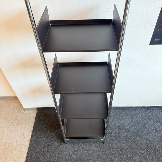 MOX Pool 220 - Anlehnregal - 6 Böden - Schwarz/Chrom - Neuwertig!