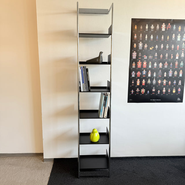 MOX Pool 220 - Anlehnregal - 6 Böden - Schwarz/Chrom - Neuwertig!