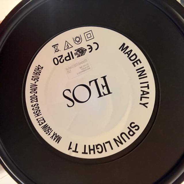 FLOS Spun Light T1 -  Tischlampe - Schwarz - Neu!