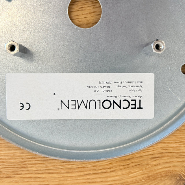 Tecnolumen - DMB 26/250 - Deckenleuchte - Glas/Vernickelt - Neuwertig!