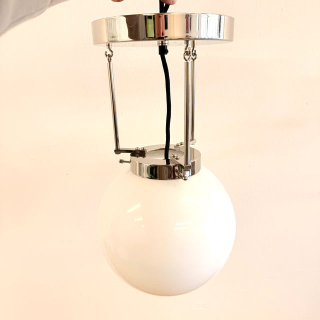 Tecnolumen - DMB 26/250 - Deckenleuchte - Glas/Vernickelt - Neuwertig!